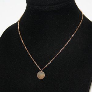 ✨ Gold Necklace with Coin Pendant – 17–19" Adjustable · Vintage Shine · Boutique